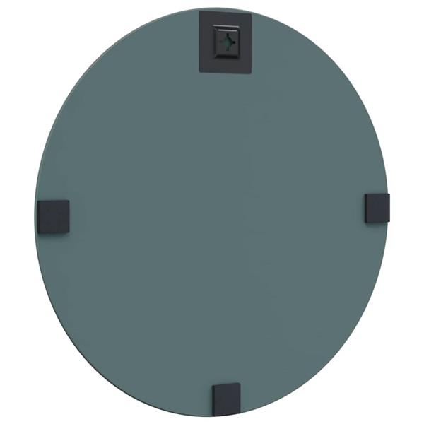 Grote foto vidaxl wandspiegel rond 40 cm gehard glas antiek en kunst spiegels