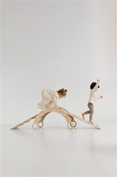 Grote foto klimplank voor houten klimboog glijbaan klimwand maat s kinderen en baby overige