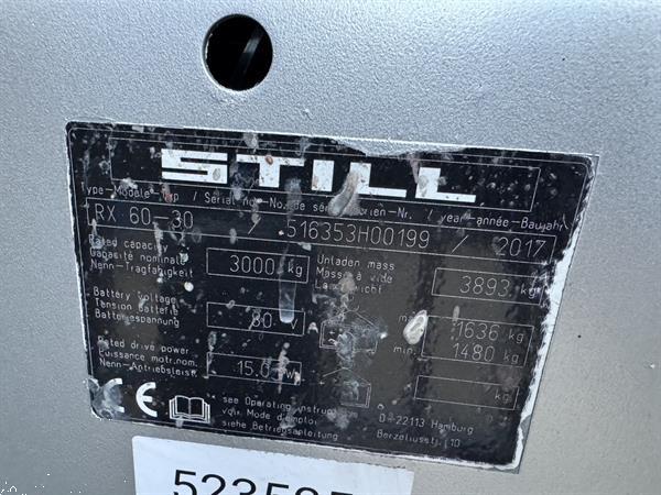 Grote foto vs 22466 elektrische triplex heftruck still rx60 30 bj2017 agrarisch heftrucks