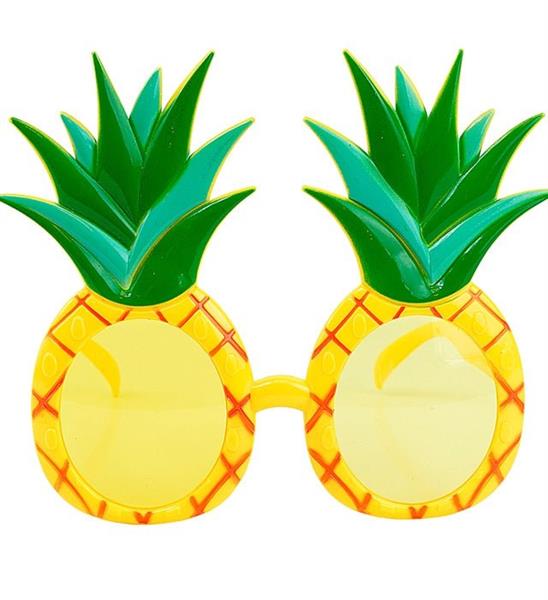 Grote foto ananas bril geel verzamelen overige verzamelingen
