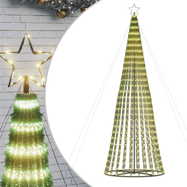 Grote foto vidaxl led kerstboom 688 leds warm wit 300 cm diversen overige diversen