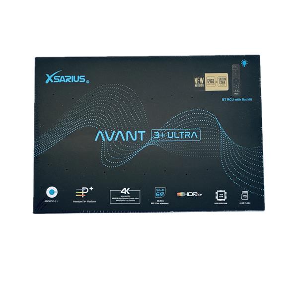 Grote foto xsarius avant 3 ultra black 4k ott android 11 media streamer telecommunicatie zenders en ontvangers