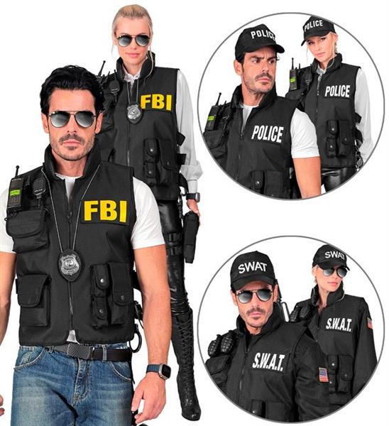 Grote foto swat vest fbi politie verzamelen overige verzamelingen