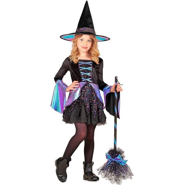 Grote foto heks kostuum kind zwart meerkleurig verzamelen overige verzamelingen