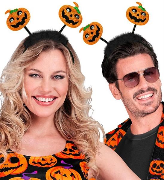 Grote foto halloween haarband oranje pompoen verzamelen overige verzamelingen