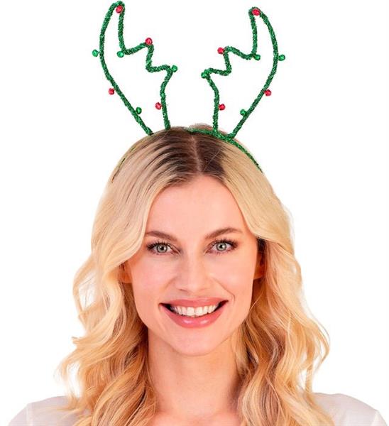 Grote foto rendier haarband rood groen verzamelen overige verzamelingen