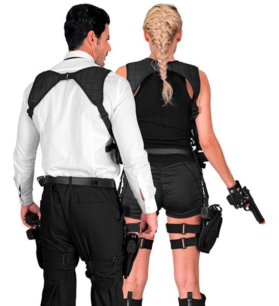 Grote foto zwarte holster rechterbeen verzamelen overige verzamelingen