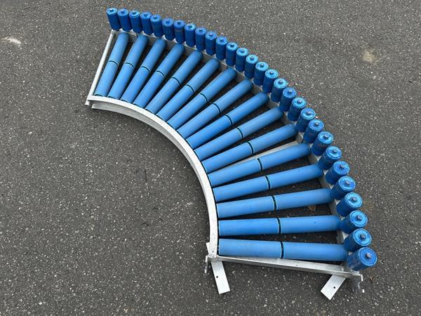 Grote foto rollenbaan bocht 90 40 cm agrarisch transportbanden