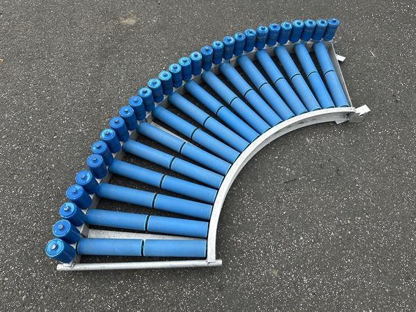 Grote foto rollenbaan bocht 90 40 cm agrarisch transportbanden