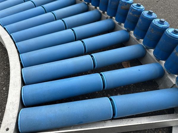 Grote foto rollenbaan bocht 90 40 cm agrarisch transportbanden