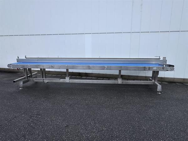 Grote foto qj producties transportband dubbele transportband 577 x 48 cm agrarisch transportbanden
