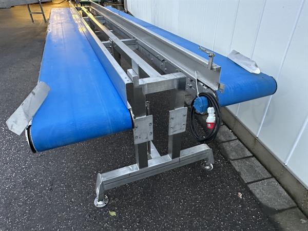 Grote foto qj producties transportband dubbele transportband 577 x 48 cm agrarisch transportbanden