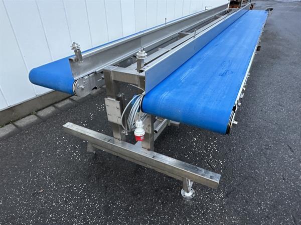 Grote foto qj producties transportband dubbele transportband 577 x 48 cm agrarisch transportbanden