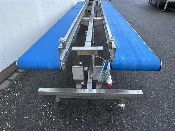 Grote foto qj producties transportband dubbele transportband 577 x 48 cm agrarisch transportbanden