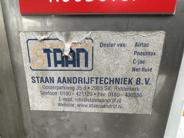 Grote foto draaitafel rvs 150 met kuntstof blad agrarisch tuinbouw