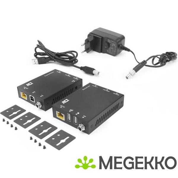 Grote foto act 4k hdmi 2.0 kvm extender set over cat6a. tot 70 meter computers en software videokaarten