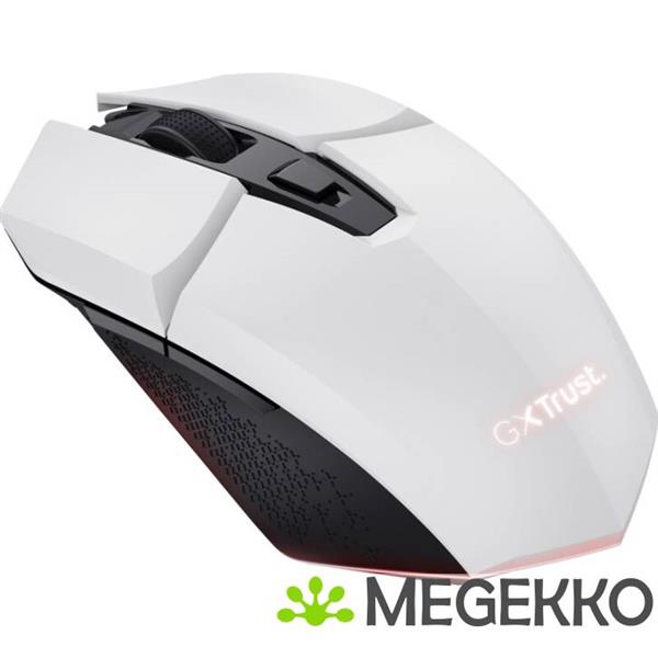 Grote foto trust gxt 110w felox draadloze witte gaming muis computers en software overige computers en software
