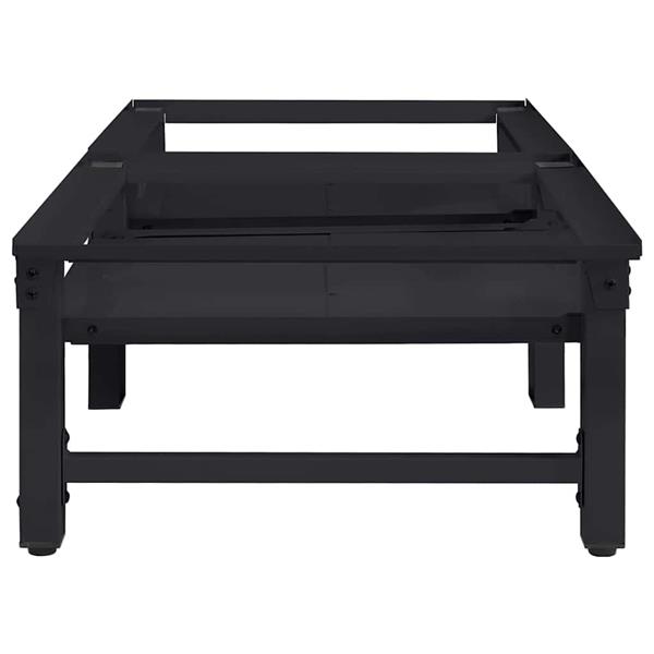 Grote foto vidaxl wasmachine pedestal 2 pcs zwart 64 x 55 x 32.5 cm staal witgoed en apparatuur wasmachines