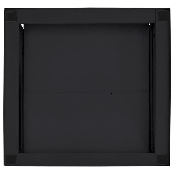 Grote foto vidaxl wasmachine pedestal zwart 64 x 55 x 32.5 cm staal witgoed en apparatuur wasmachines