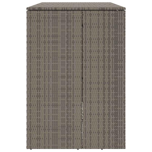 Grote foto vidaxl afvalbak box 2 pcs grijs 65 x 80 x 115 cm polyetheen tuin en terras tuinhuisjes en blokhutten