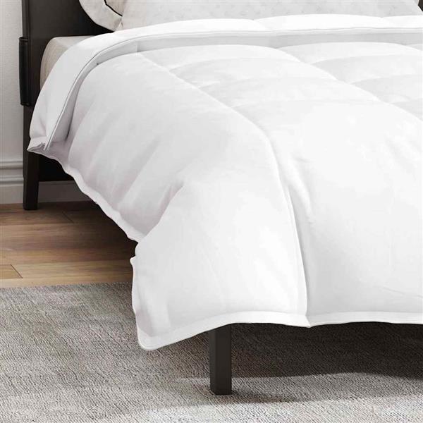 Grote foto vidaxl 2 in 1 dekbed wit 155 x 220 cm veren huis en inrichting bedden