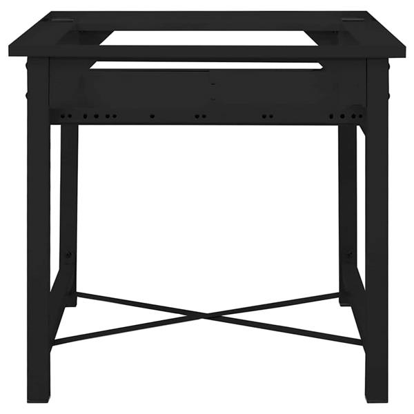 Grote foto vidaxl wasmachine pedestal zwart 64 x 55 x 32.5 cm staal witgoed en apparatuur wasmachines