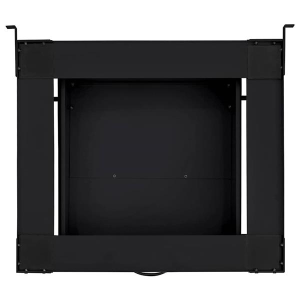 Grote foto vidaxl wasmachine pedestal zwart 64 x 55 x 32.5 cm staal witgoed en apparatuur wasmachines