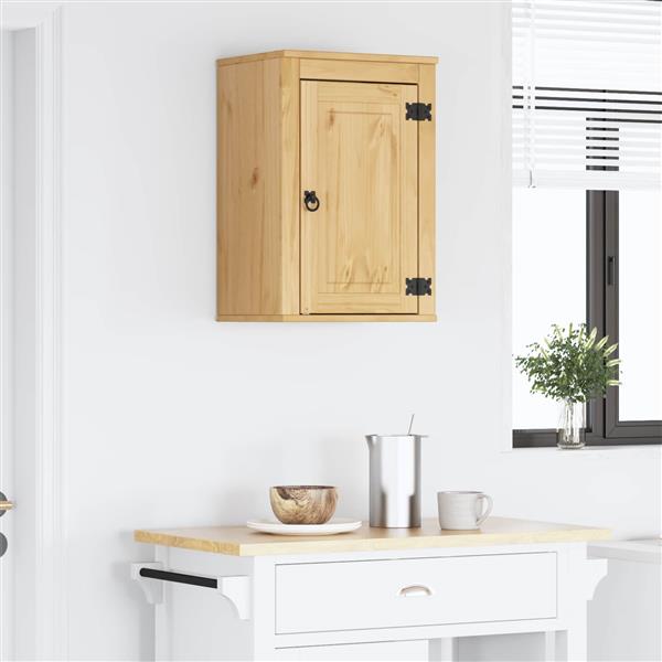 Grote foto vidaxl kast met plank honing 60 x 32 x 40 cm massief grenenhout huis en inrichting keukens