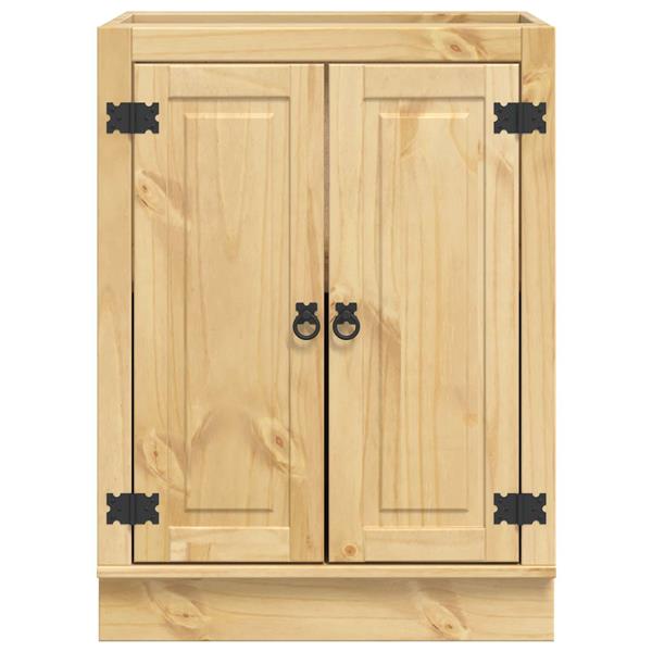 Grote foto vidaxl kast met plank honing 60 x 46 x 81 5 cm massief grenenhout huis en inrichting keukens