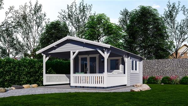 Grote foto nieuw tuinhuis blokhut 4x3 3 tuin en terras tuinhuisjes en blokhutten