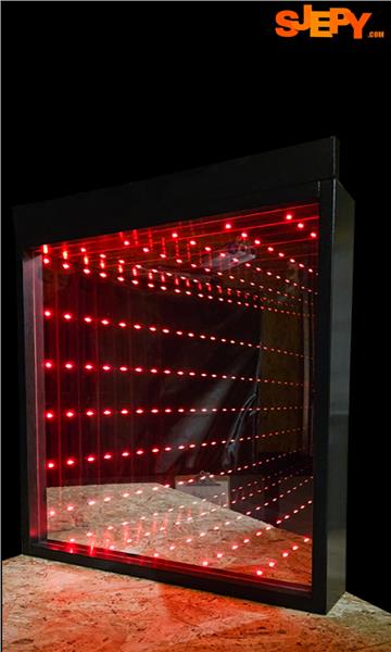 Grote foto infinity lachspiegel 50x50cm hobby en vrije tijd feestartikelen