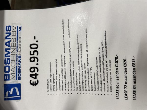 Grote foto giant g2700 x tra hd black edition minishovel nieuw 745 lease agrarisch shovels