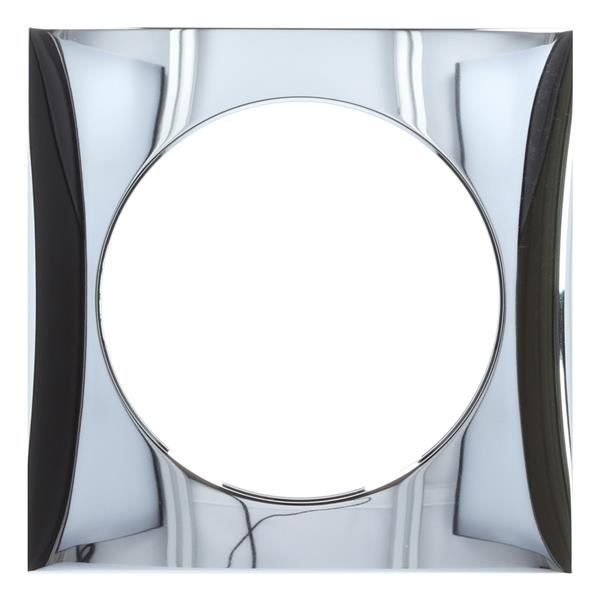 Grote foto berker afdekraam flow 1 vaks chroom hoogglans caravans en kamperen caravan accessoires