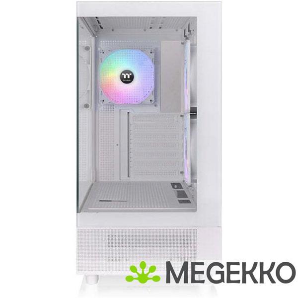 Grote foto thermaltake view 270 plus tg argb snow midi tower wit computers en software behuizingen en kasten