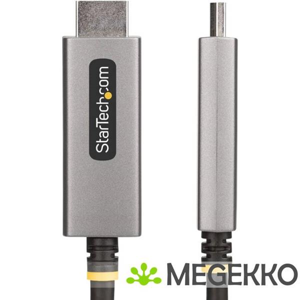 Grote foto startech.com 2m displayport naar hdmi adapter kabel 8k 60hz 4k 144hz hdr10 actieve dp 1.4 naar h computers en software overige computers en software