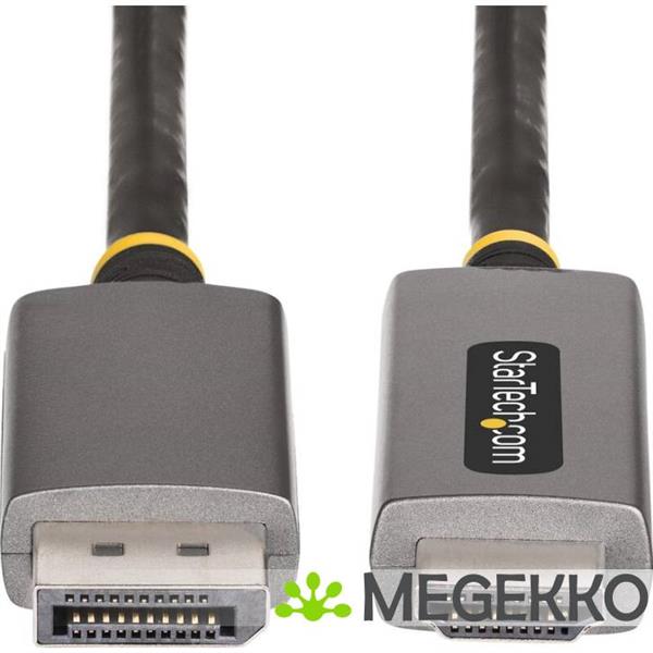 Grote foto startech.com 2m displayport naar hdmi adapter kabel 8k 60hz 4k 144hz hdr10 actieve dp 1.4 naar h computers en software overige computers en software