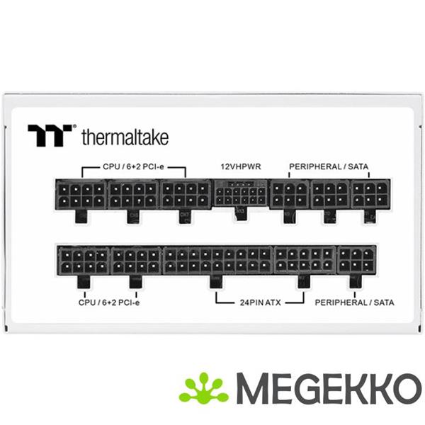 Grote foto thermaltake toughpower gf a3 snow 1050w tt premium edition power supply unit 24 pin atx atx wit computers en software overige