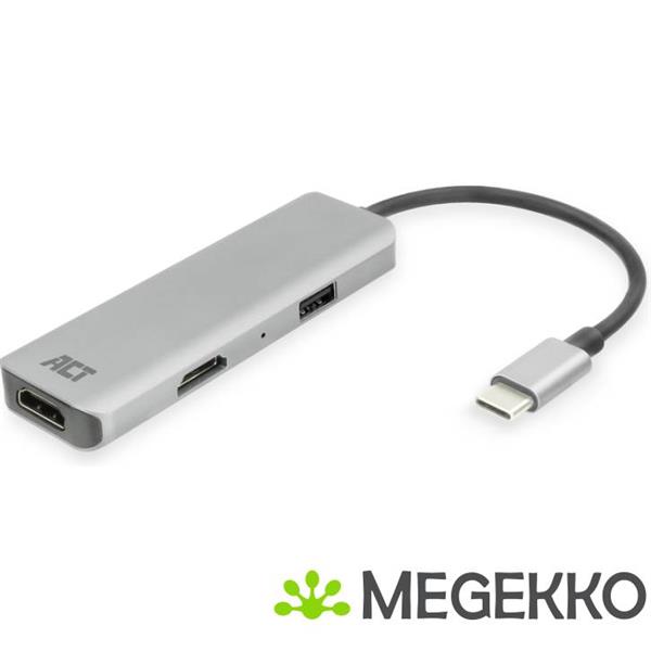 Grote foto act usb c 4k multiport adapter voor 2 hdmi schermen. usb a datapoort computers en software overige computers en software
