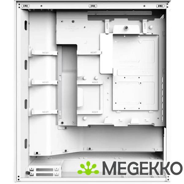 Grote foto nzxt h7 flow rgb white 2024 computers en software behuizingen en kasten