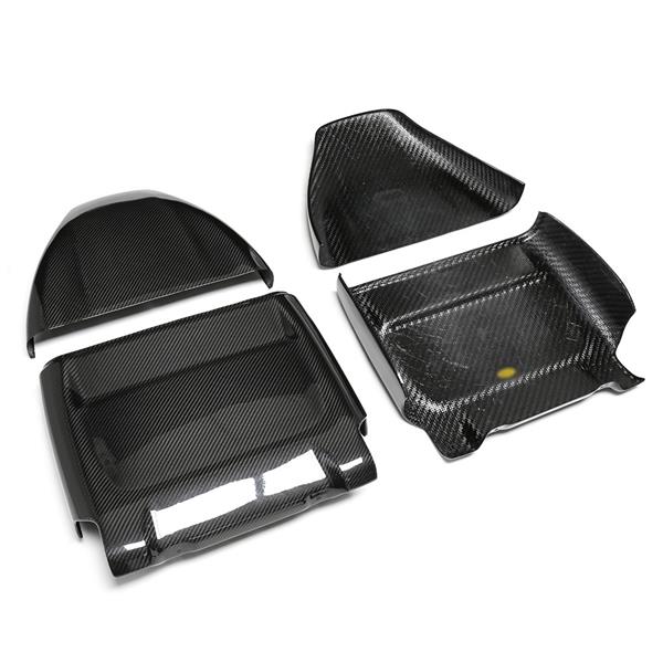 Grote foto dit betreft een set bmw f90 m5 f95 x5m f96 x6m carbon stoel kap cover auto onderdelen tuning en styling