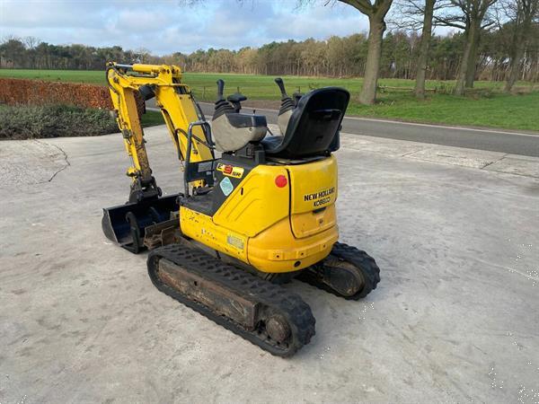 Grote foto new holland e9sr 2008 minigraver cw05 3bakken doe het zelf en verbouw kranen en graafmachines
