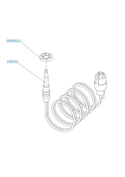 Grote foto dometic smev thermokoppel plug 45cm ring caravans en kamperen caravan accessoires