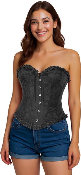 Grote foto zwarte corset verzamelen overige verzamelingen