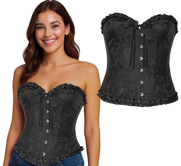 Grote foto zwarte corset verzamelen overige verzamelingen