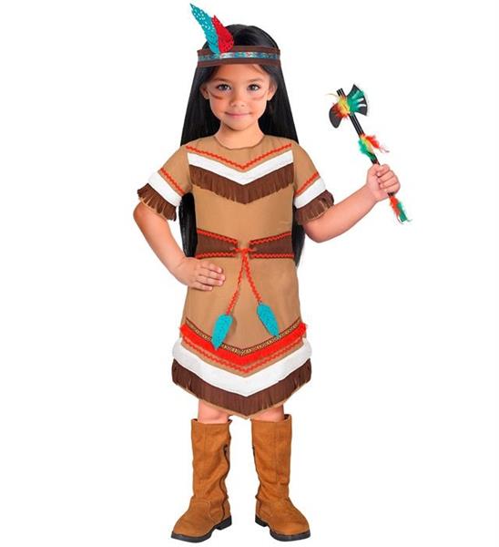 Grote foto indianen kostuum bruin kind verzamelen overige verzamelingen