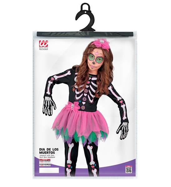 Grote foto halloween kostuum gekleurd meisje skelet verzamelen overige verzamelingen