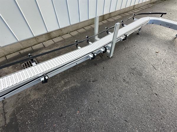 Grote foto fs solutions bochtband met modulaire band 725 bocht 90 breedte19 cm agrarisch transportbanden