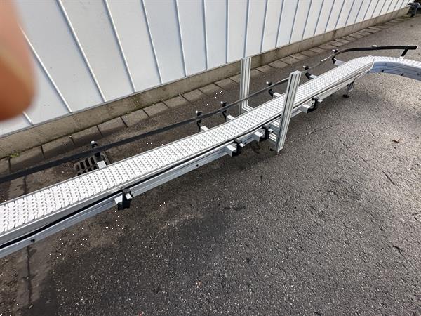 Grote foto fs solutions bochtband met modulaire band 725 bocht 90 breedte19 cm agrarisch transportbanden