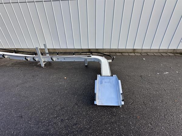 Grote foto fs solutions bochtband met modulaire band 725 bocht 90 breedte19 cm agrarisch transportbanden