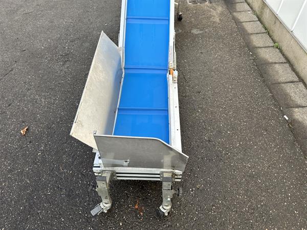 Grote foto mb conveyors opvoerband 80 horizontaal en 290 cm schuin doe het zelf en verbouw afvalverwerking